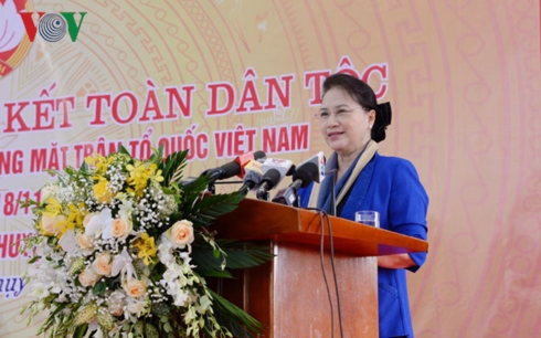 Chủ tịch Quốc hội dự Ngày hội Đại đoàn kết tại Thái Bình