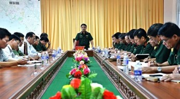 Đoàn công tác Bộ Quốc phòng làm việc tại Kiên Giang