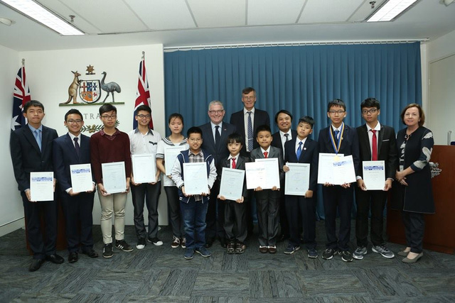 Học sinh Việt Nam đạt giải cao trong cuộc thi toán học Australia