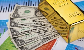 Giá vàng đồng loạt tăng khi chỉ số USD suy giảm