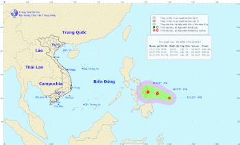 Xuất hiện áp thấp nhiệt đới gần biển Đông, khả năng mạnh thành bão
