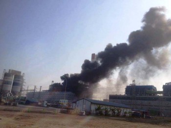 Dập tắt kịp thời đám cháy tại Nhà máy Nhiệt điện Thái Bình 2