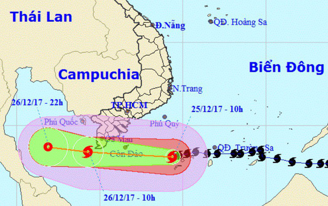 Bão áp sát Côn Đảo, hủy toàn bộ các chuyến bay đi/đến vùng tâm bão