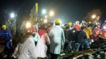 Lở đất ở Trung Quốc, 12 người bị mắc kẹt