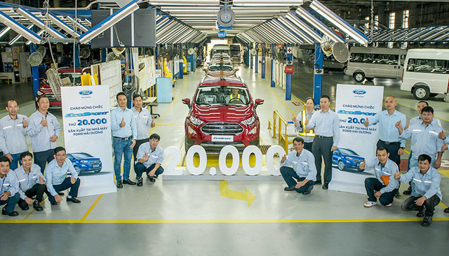 Ford Việt Nam xuất xưởng chiếc EcoSport thứ 20.000