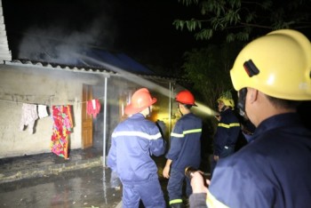 Cháy nhà dân tại xã Phúc Trìu, thành phố Thái Nguyên
