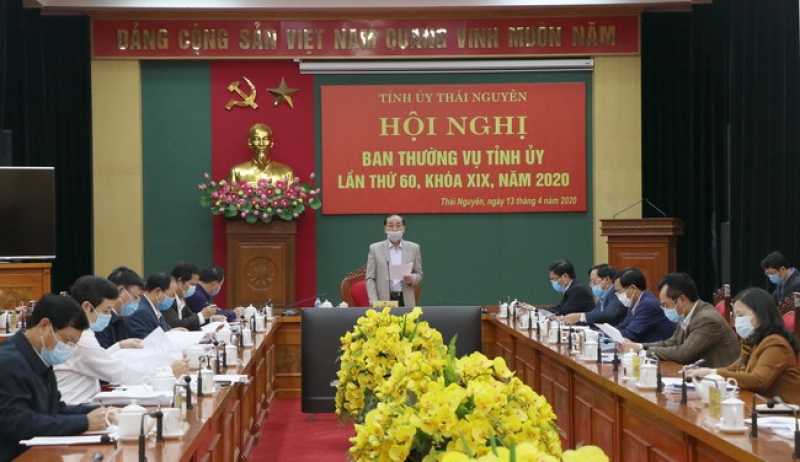 Thái Nguyên: Hội nghị Ban Thường vụ Tỉnh ủy lần thứ 60, khóa XIX, năm 2020