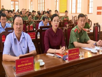 Đồng chí Bí thư Tỉnh ủy làm việc với Công an tỉnh Thái Nguyên
