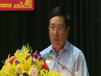 Phó Thủ tướng Phạm Bình Minh tiếp xúc cử tri tại huyện Phú Bình, Thái Nguyên