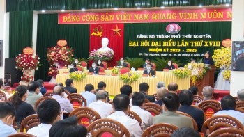 Khai mạc Đại hội đại biểu Đảng bộ thành phố Thái Nguyên lần thứ XVIII, nhiệm kỳ 2020-2025