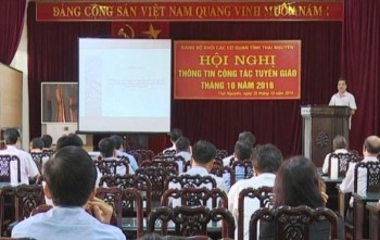 Đảng ủy Khối các cơ quan tỉnh thông tin công tác tuyên giáo tháng 10/2016