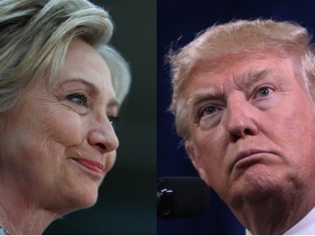 Ứng cử viên Hillary Clinton vẫn dẫn trước Donald Trump