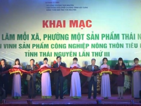Thái Nguyên: Khai mạc Hội chợ triển lãm “Mỗi xã, phường một sản phẩm”