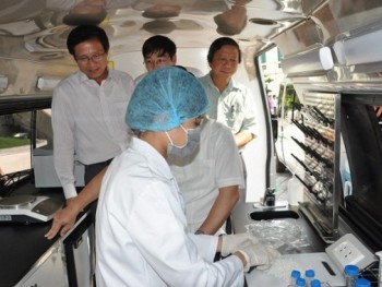 Hà Nội đưa vào sử dụng 3 xe kiểm nghiệm thực phẩm lưu động