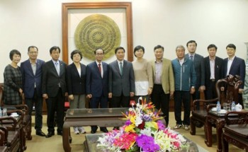 Lãnh đạo tỉnh tiếp đoàn đại biểu huyện Cheongdo-gun, tỉnh Gyeongsangbuk-do, Hàn Quốc
