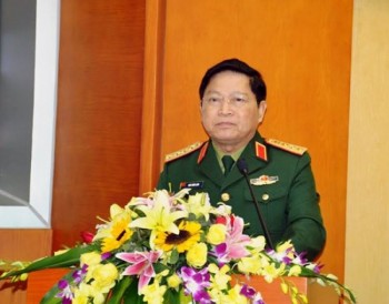 Đại tướng Ngô Xuân Lịch dự và chỉ đạo Hội nghị tổng kết 10 năm thực hiện Luật Quốc phòng