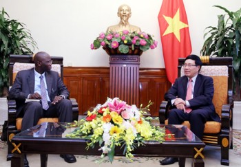 Phó Thủ tướng Phạm Bình Minh tiếp Giám đốc quốc gia WB tại Việt Nam