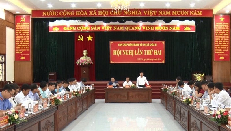 Hội nghị lần thứ 2 Ban Chấp hành Đảng bộ Thị xã Phổ Yên khóa II, nhiệm kỳ 2020-2025
