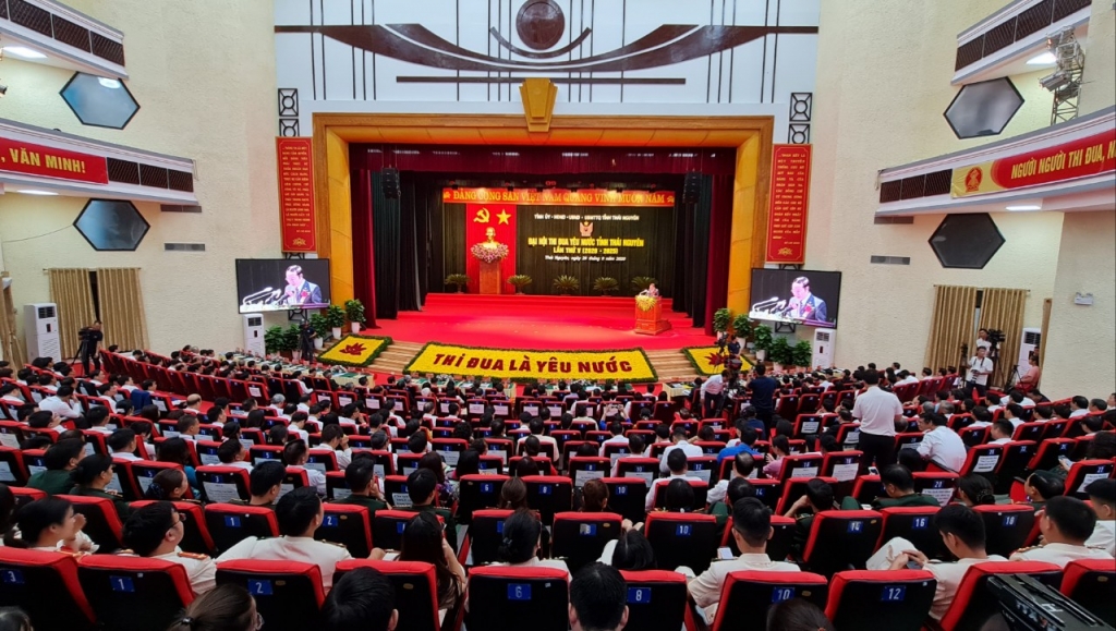 [Photo] Toàn cảnh Đại hội thi đua yêu nước tỉnh Thái Nguyên lần thứ V, giai đoạn 2020 - 2025