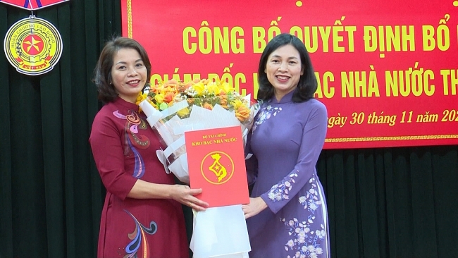 Công bố quyết định bổ nhiệm Giám đốc Kho bạc Nhà nước tỉnh Thái Nguyên