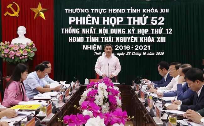 Kỳ họp thứ mười hai, HĐND tỉnh Thái Nguyên khóa XIII, nhiệm kỳ 2016-2021