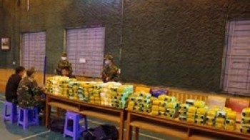 Phá đường dây ma túy xuyên quốc gia, thu giữ gần 450kg ma túy tổng hợp