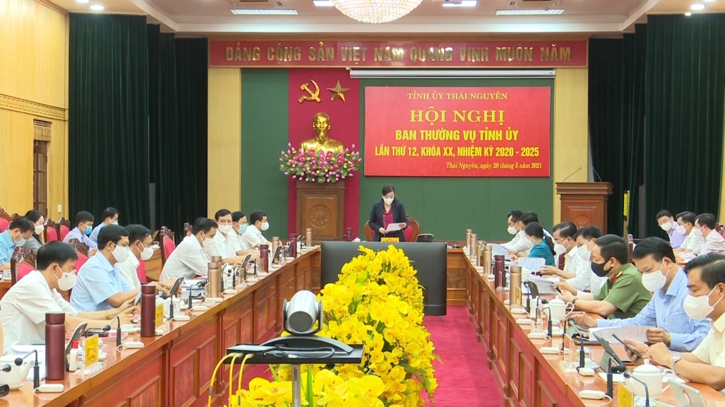 Hội nghị Ban Thường vụ Tỉnh ủy Thái Nguyên lần thứ 12, khóa XX