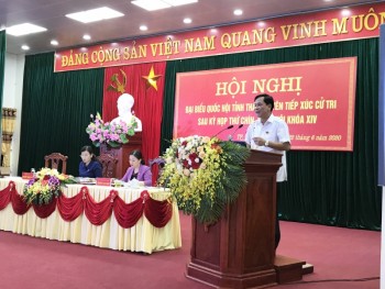 Đoàn Đại biểu quốc hội tỉnh tiếp xúc cử tri thành phố Thái Nguyên sau Kỳ họp thứ Chín, Quốc hội khóa XIV