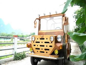 Xe Jeep bằng gỗ - Sản phẩm được tạo bởi đam mê