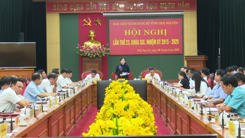 Hội nghị Ban Chấp hành Đảng bộ tỉnh Thái Nguyên lần thứ 23, khóa XIX, nhiệm kỳ 2015-2020