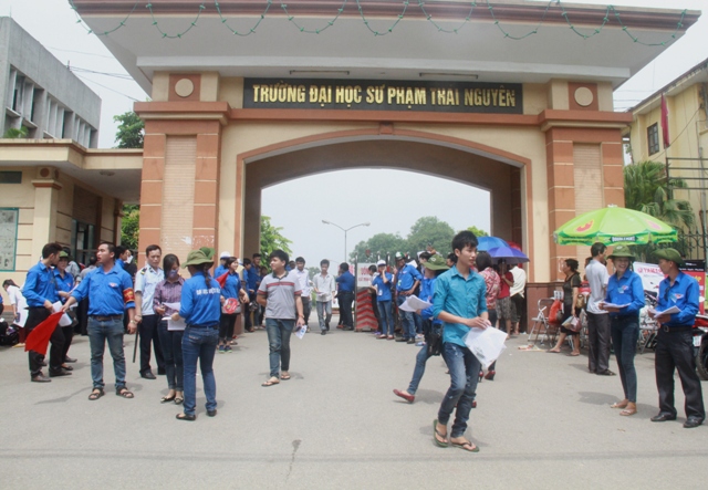 Thái Nguyên: Đợt 1 kỳ thi tuyển sinh Đại học, Cao đẳng năm 2014 diễn ra an toàn, nghiêm túc
