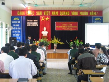 Hội nghị Tổng kết hoạt động của khối trường dạy nghề tỉnh Thái Nguyên