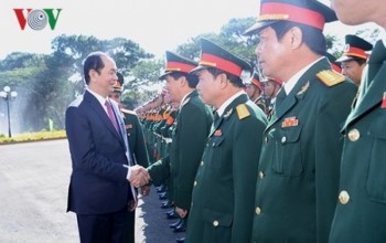 Chủ tịch nước thăm, chúc Tết cán bộ, chiến sĩ Quân đoàn 3