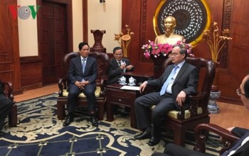 Ông Nguyễn Thiện Nhân tiếp Đoàn đại biểu cấp cao Thủ đô Phnom Penh