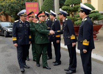 Đại tướng Ngô Xuân Lịch thăm và làm việc tại Quân chủng Hải quân