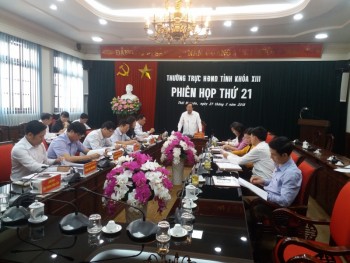 Phiên họp thứ 21, Thường trực HĐND tỉnh Thái Nguyên khóa XIII, nhiệm kỳ 2016-2021