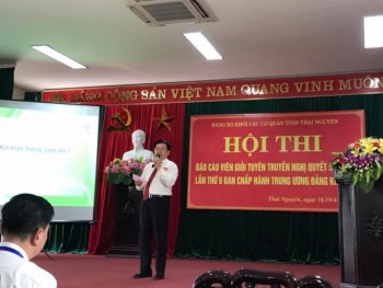 Thái Nguyên: Hội thi Báo cáo viên giỏi  tuyên truyền Nghị quyết Hội nghị lần thứ 6 Ban chấp hành Trung ương Đảng khóa XII