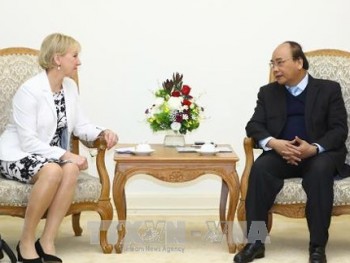 Thủ tướng Nguyễn Xuân Phúc tiếp Bộ trưởng Ngoại giao Thụy Điển