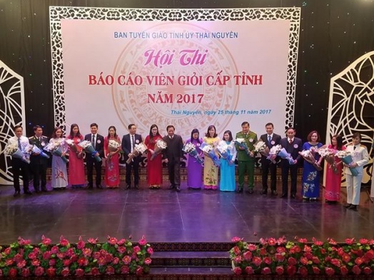 Ban Tuyên giáo tỉnh ủy tổ chức Hội thi Báo cáo viên giỏi cấp tỉnh năm 2017