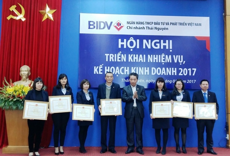 BIDV chi nhánh Thái Nguyên triển khai nhiệm vụ kinh doanh 2017