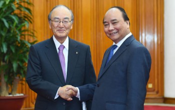 Thủ tướng Nguyễn Xuân Phúc tiếp đoàn doanh nghiệp Nhật Bản