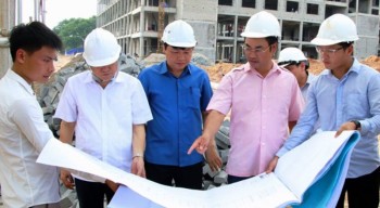 Lãnh đạo tỉnh kiểm tra tiến độ xây dựng dự án trường THPT Chuyên Thái Nguyên