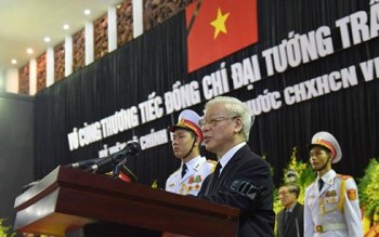 Điếu văn của Tổng Bí thư tại Lễ truy điệu Chủ tịch nước Trần Đại Quang