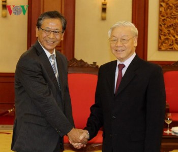Tổng Bí thư Nguyễn Phú Trọng tiếp Đại sứ Nhật Bản chào từ biệt