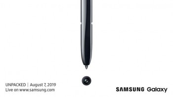 Samsung gửi thư mời sự kiện ra mắt Galaxy Note10, hé lộ cây viết tích hợp camera
