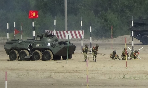 Bộ đội công binh Việt Nam vào chung kết hội thao quân sự quốc tế