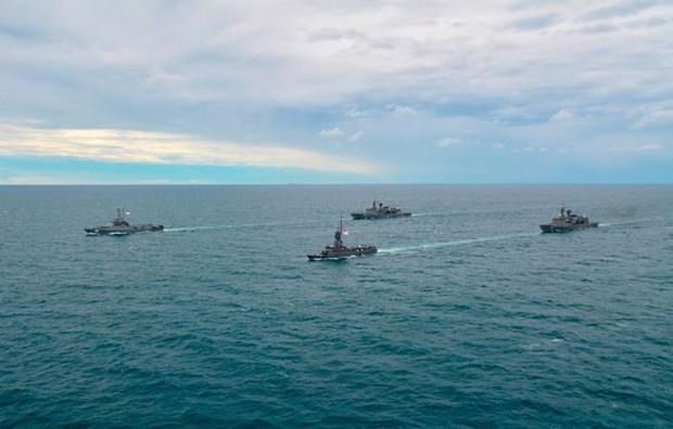Cuộc tập trận hải quân chung đầu tiên giữa các nước ASEAN và Mỹ