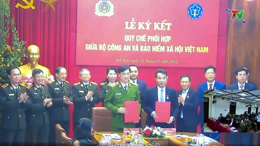 Ký kết Quy chế phối hợp giữa Bảo hiểm xã hội Việt Nam và Bộ Công an