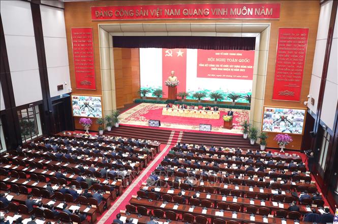 Hội nghị toàn quốc triển khai nhiệm vụ công tác tổ chức xây dựng Đảng năm 2023