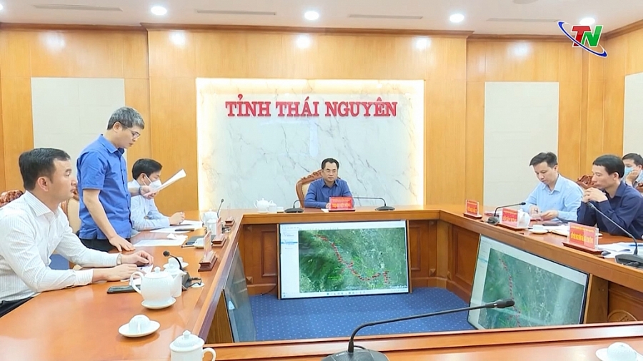 Kiểm tra tiến độ triển khai dự án Tuyến đường liên kết, kết nối Thái Nguyên, Bắc Giang và Vĩnh Phúc